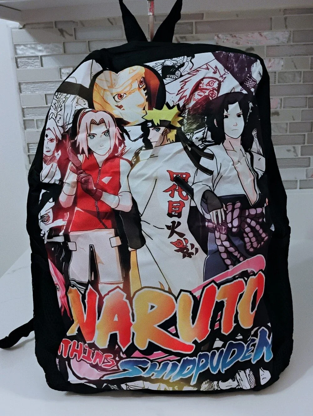 NEW 3FER Naruto Shippuden Backpack Set w/ Lunchbox, Pencil Case & A BONUS